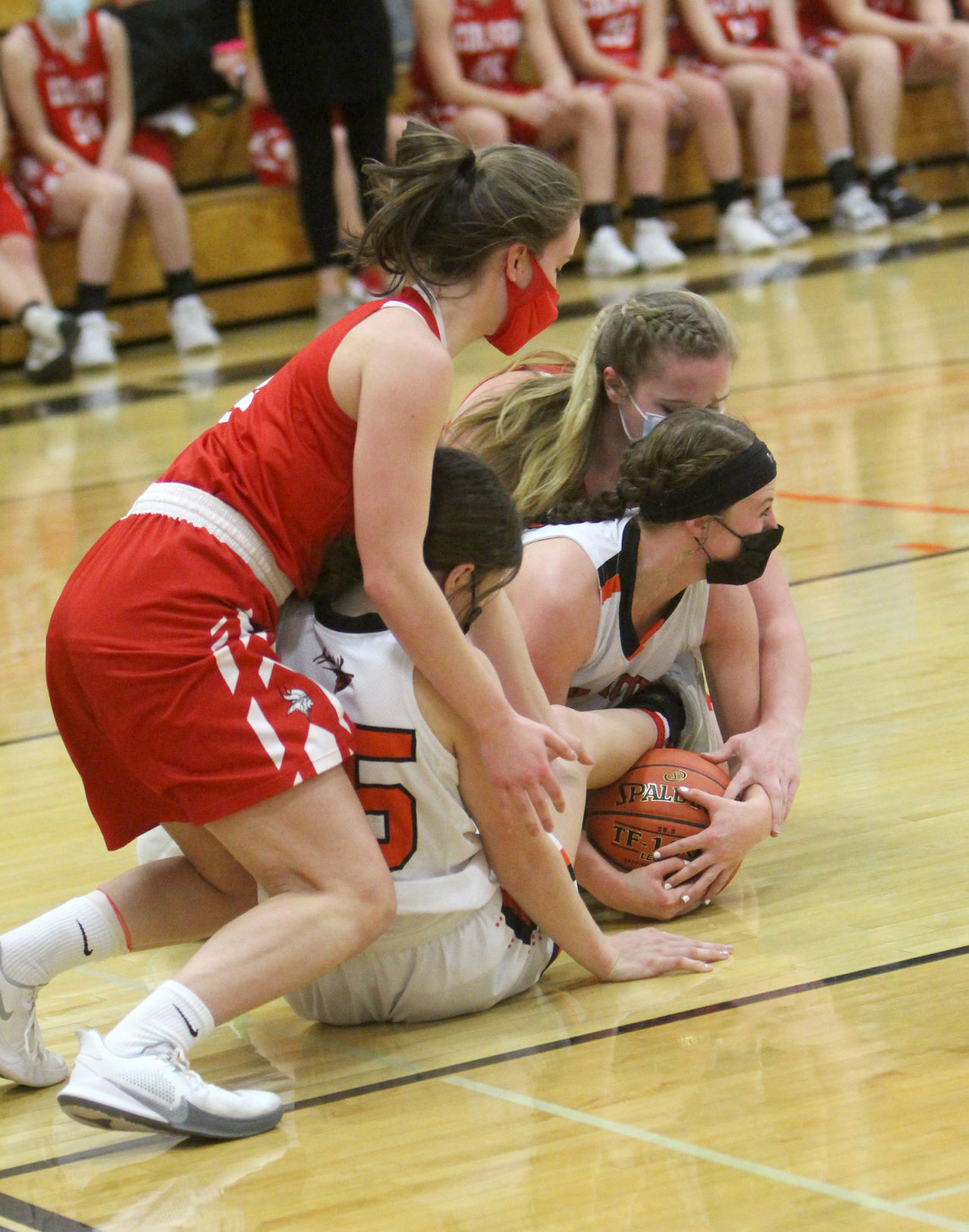 Colfax at Elk Mound girls basketball 1-25-21